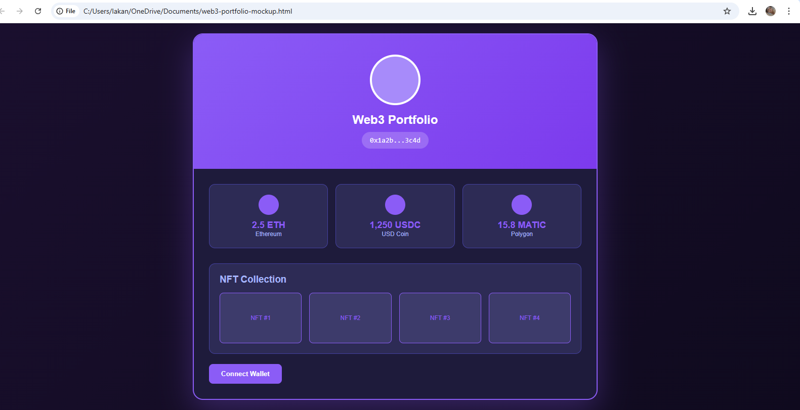 Web3 Portfolio Project